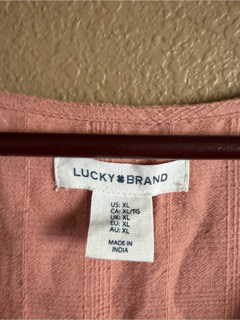Lucky Brand Blush Pink Button Front Maxi Dress with Tassel Tie & Pockets Size XL - Picture 6 of 11